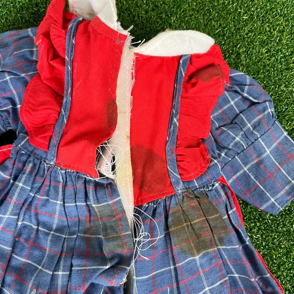 Vintage Set of 4 Assorted Doll Clothing Dress Cardigan Sweater